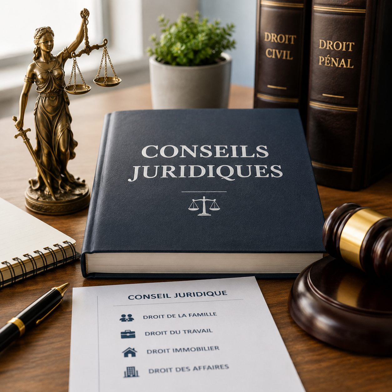 Illustration de la balance de la justice